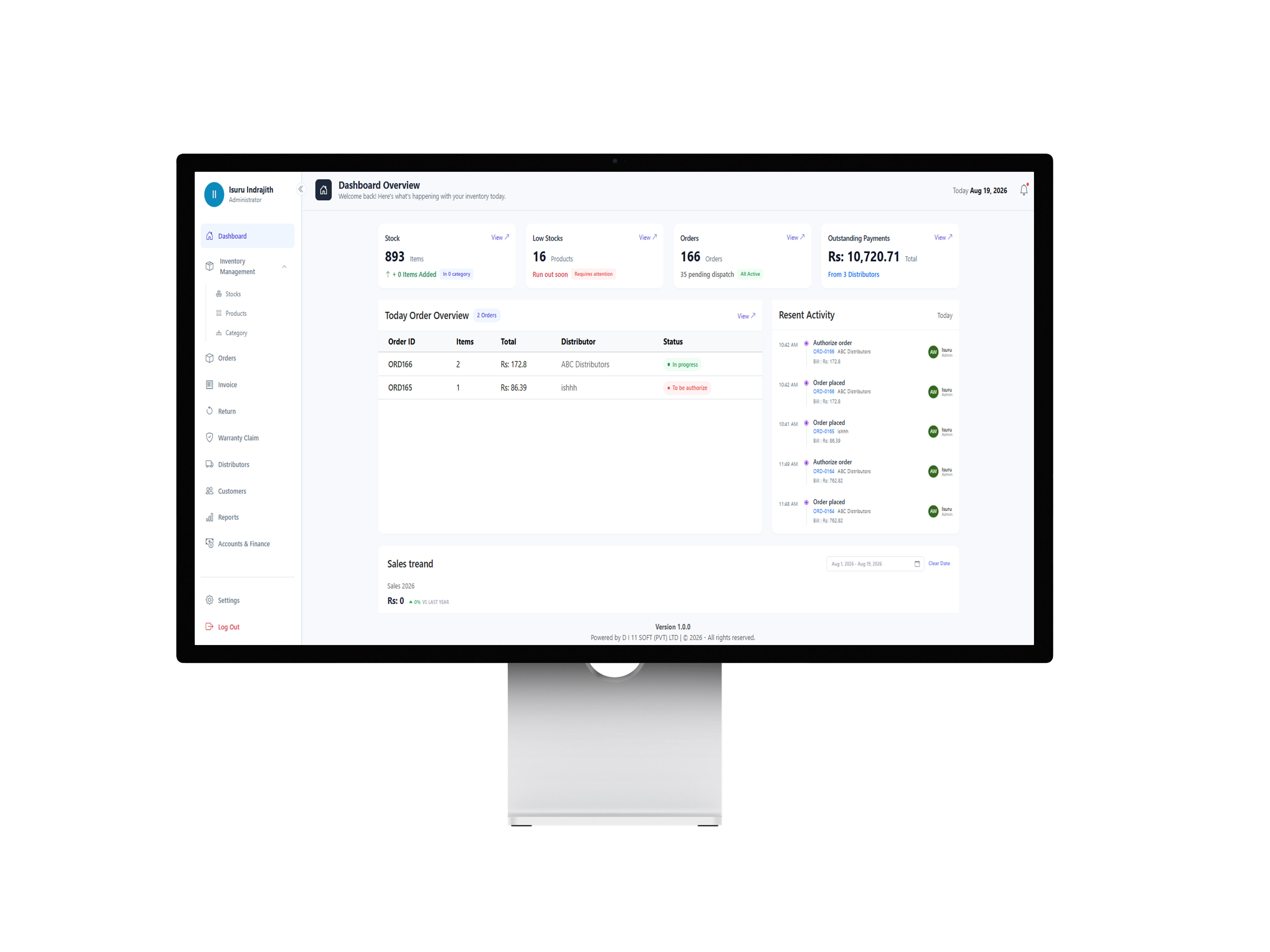 Enterprise Resource Planning (ERP) System preview